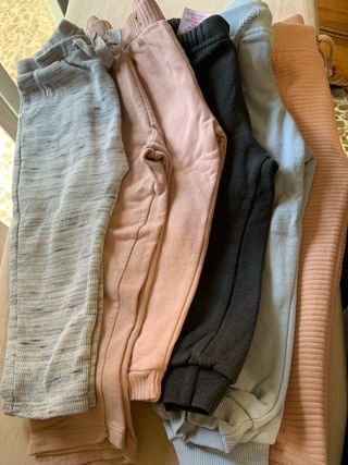 Lote 6 Pantalones Bebé 9/12 Meses