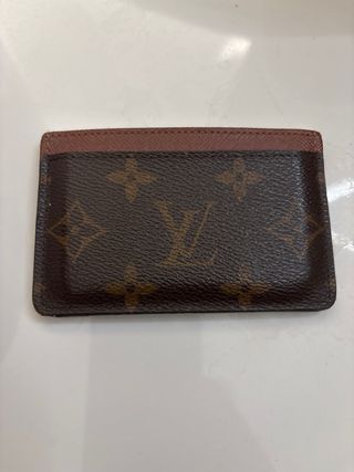 Tarjetero Louis Vuitton Marrón 100% original 