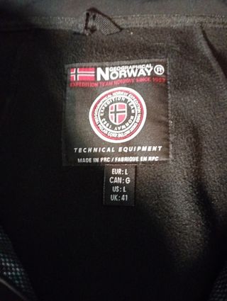 Cazadora Geographical Norway Negra