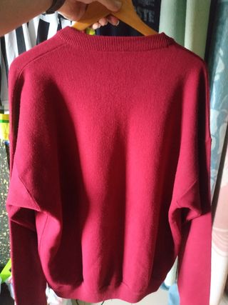 Jersey Lacoste granate Talla XL. 