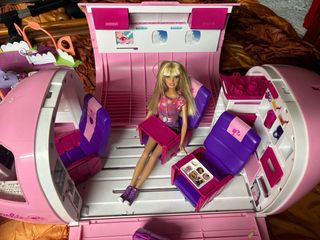 Aereo Barbie con una Barbie