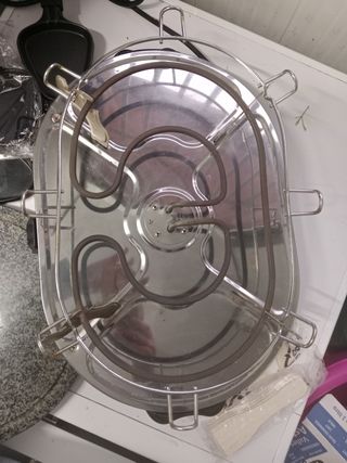 Plancha eléctrica de piedra Princess