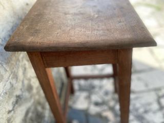 Banqueta alta madeira maciça,vintage