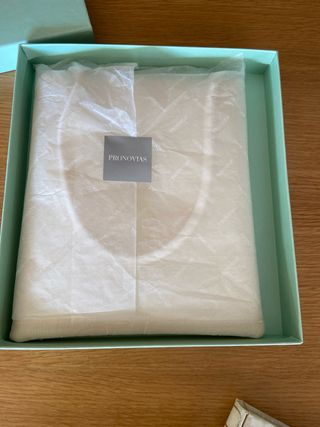 Bolso de novia PRONOVIAS seda marfil sin estrenar