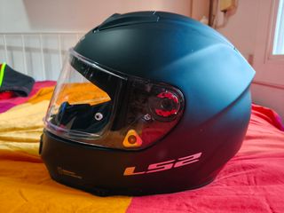 Casco Moto LS2 Talla S Negro Mate