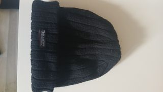 gorro negro de algodón para invierno