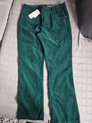 Pantalón de pana verde