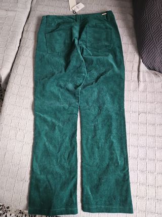 Pantalón de pana verde