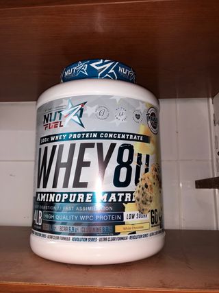 Proteína Whey 80 NutriFuel 4LB White Chocolate