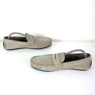 MOCASSINI UOMO PELLE BEIGE BATA 43 USATO SCARPA CL