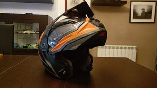 Casco moto Scorpion ADX-1 Naranja/Negro XL