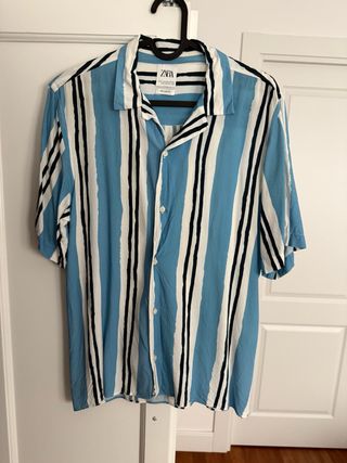 Camisa Zara Rayas Talla M