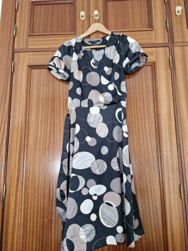 Lote 3 vestidos estampado zig-zag