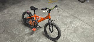 Bicicleta infantil naranja BTWIN
