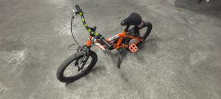 Bicicleta infantil naranja BTWIN