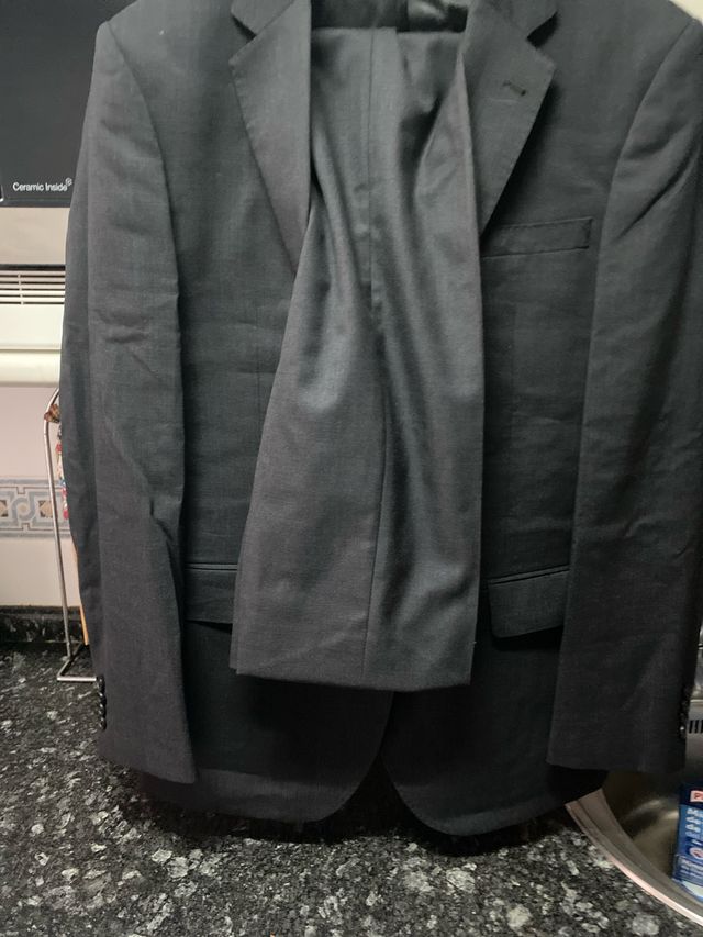 Traje gris marengo hombre