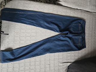 Mayas vaqueras desgarradas azules