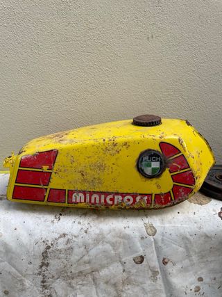 Depósito Gasolina Puch Minicross Amarillo