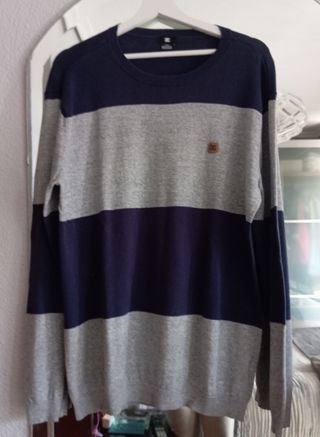 Jersey DC chico azul y gris