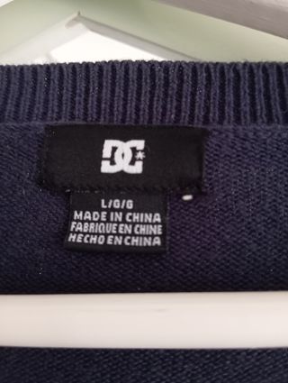 Jersey DC chico azul y gris