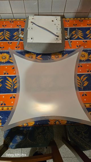 Plafoniera Grande Vetro e Metallo