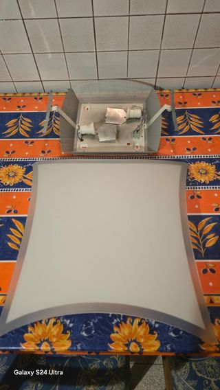 Plafoniera Grande Vetro e Metallo
