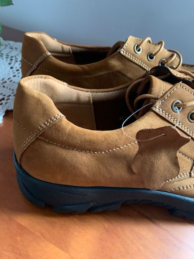 Zapatos de piel marrones talla 42