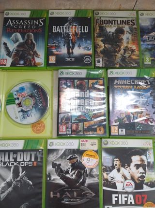 Lote de más de 30 juegos Xbox 360