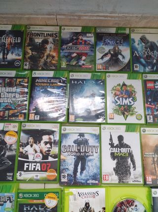 Lote de más de 30 juegos Xbox 360