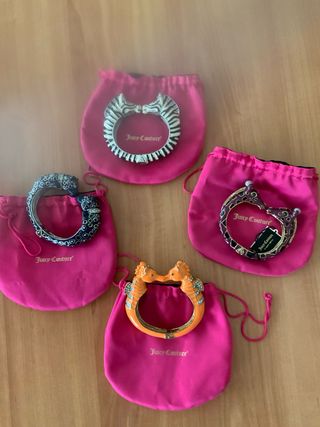 4 Pulseras Juicy Couture
