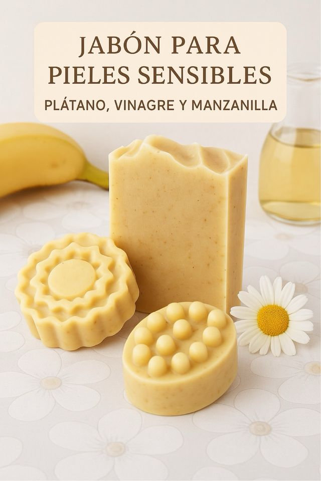 Jabón íntimo artesanal natural 6 piezas juntas