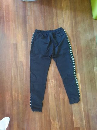 Pantalón chándal Kappa negro
