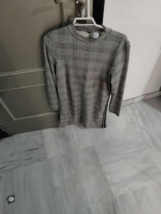 Vestido H&M Gris Talla XS