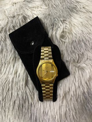 Reloj Seiko Dorado automático 