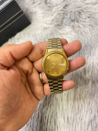 Reloj Seiko Dorado automático 