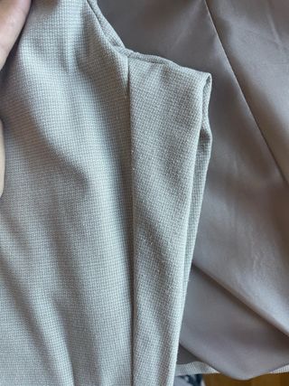Traje Zara Basic Beige a cuadritos
