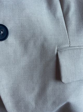 Traje Zara Basic Beige a cuadritos
