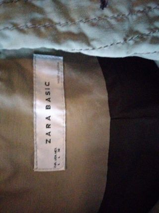 Gabardina Zara Mujer Verde Oliva