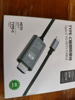 Cable usb tipo c a hdmi