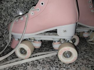 Patines rosas Oxelo número 35