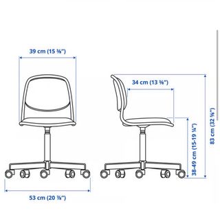 Silla de escritorio infantil Ikea ÖRFJÄLL