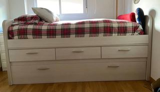 Cama nido 90cm madera