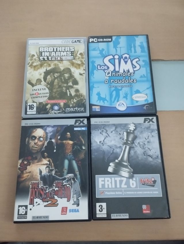 Lote de varios juegos de pc antiguos