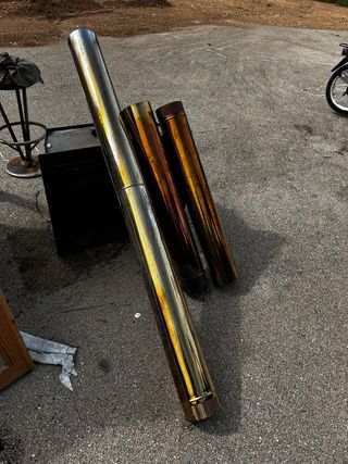 Chimenea de metal funfida