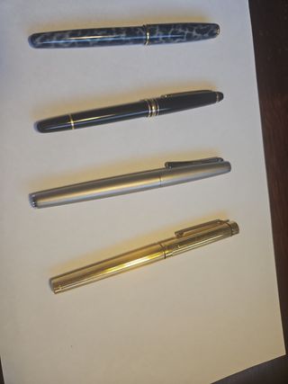 Set di 4 penne stilografiche