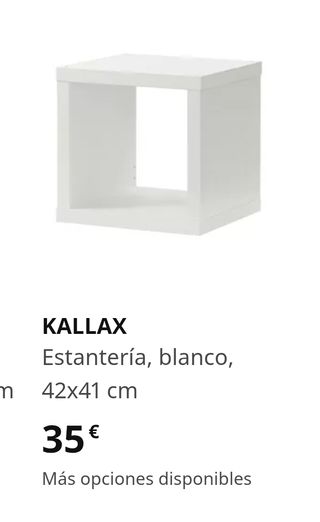 Estantería Kallax Ikea 1 cubo