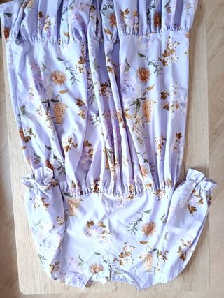 Vestido floral morado 