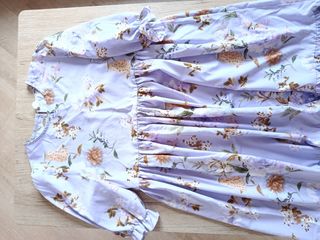 Vestido floral morado 