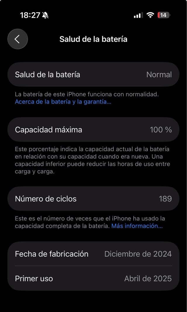 iPhone 16 Pro Dorado/Blanco garantia