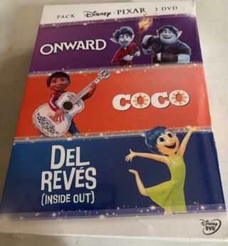 Pack 3 Películas Disney Pixar DVD